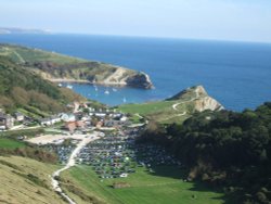 Lulworth Cove Wallpaper
