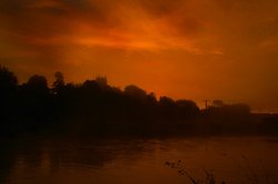 Church sunrise Wallpaper