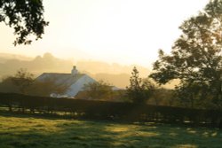 Sunrise over Longridge Wallpaper