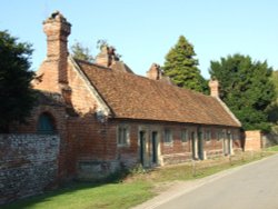 Mapledurham, Almshouses Wallpaper