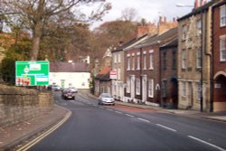 Street Scene in Knaresborough Wallpaper