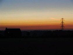 Dawn Breaking at Mawsley Wallpaper