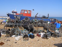 Fishing Boat on Deal beach.
