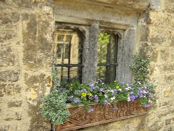 Castle Combe windowbox Wallpaper