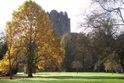 Blarney Castle Behind the Fall Foliage