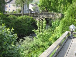 Clapham - stream through village