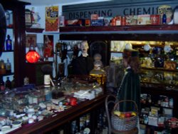 Victorian chemist at Bygones in Babbacombe.