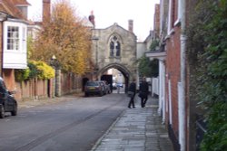 Ancient Gate in Salisbury