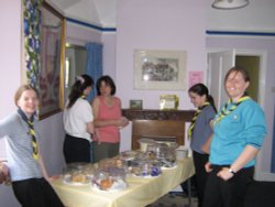 Guides tea shop in Cathedral Watergate Wallpaper