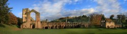 Fountains Abbey Panorama Wallpaper