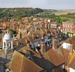 Rooftops of Rye, Sussex Wallpaper