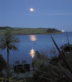 St.Mawes estuary by moonlight