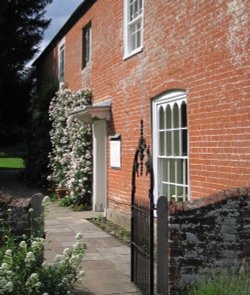 The side entrance of Jane Austen's house, Chawton