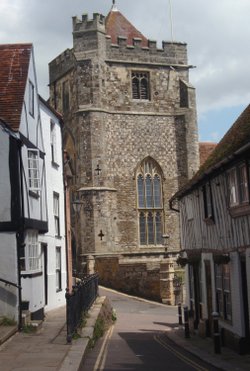 St Clements Church, Hastings from Hill st