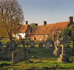 The chuchyard at Headcorn, Kent