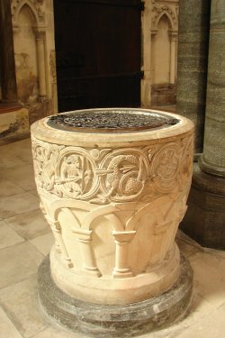 The Temple Church - Baptismal Font