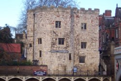 Barker Tower at Lendal Bridge, 14th Century Wallpaper