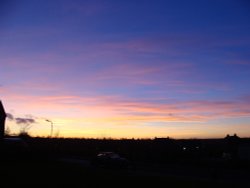 Sunset at Mawsley Wallpaper