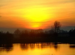 Sunset at North Cave Wallpaper