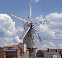 The Maud Foster Windmill, Boston, Lincolnshire Wallpaper