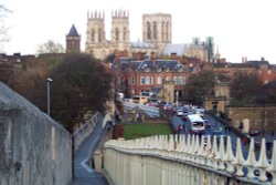 View of the Minster from the City Wall