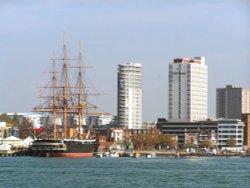 View of Portsmouth Harbour Wallpaper