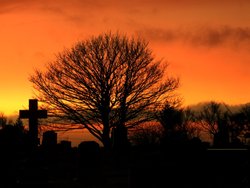 Lydgate Chuch, between Saddleworth and Oldham