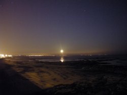 Moon shadows Wallpaper