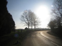 A Winter's day near Kenley Airfield Wallpaper