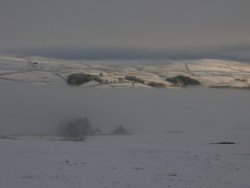 December mists over Weardale