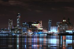 Liverpool sky line from Woodside Terminal