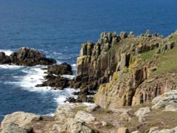 Cliffs at Lands End Wallpaper