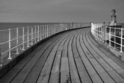 North Pier, Whitby. Wallpaper