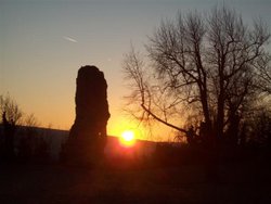 Castle sunrise Wallpaper