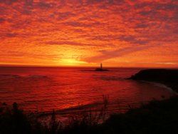 Sunrise over St Marys