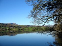 Esthwaite Water Nr Hawkshead Wallpaper