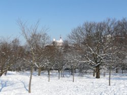 The Royal Observatory In The Snow