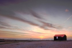 Rye Harbour Sunrise Wallpaper