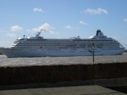 Crystal Symphony on the Mersey Wallpaper