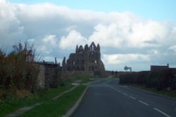 Approach to Whitby Abbey