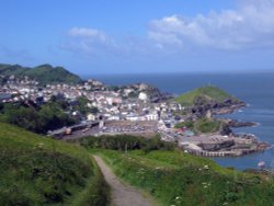 South West Coast path from Ilfracombe to Combe Martin Bay 2005 Wallpaper