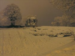 Feb 2009 Late evening Ludgershall Castle