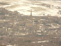 Mossley in the snow Wallpaper