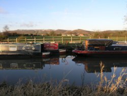 Barges on the Canal near Honey Street