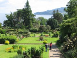 The gardens of Brodick Castle Wallpaper