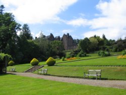 The gardens of Brodick Castle