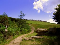 Stanage Edge View. Wallpaper
