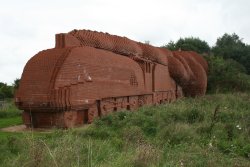 Darlo Brick Train Wallpaper