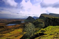 The Quarrang Landscape, Isle of Skye. Wallpaper