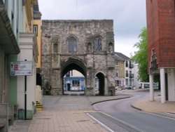 The West Gate viewed from the High Street